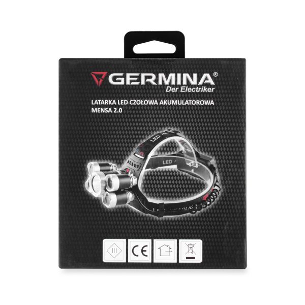 Germina GW-0151 Latarka LED czołowa akumulatorowa Mensa 2.0