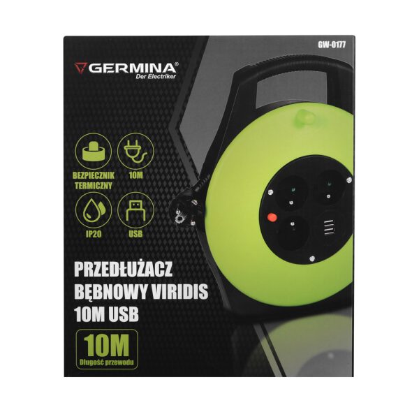 Germina GW-0177 przedłużacz bębnowy