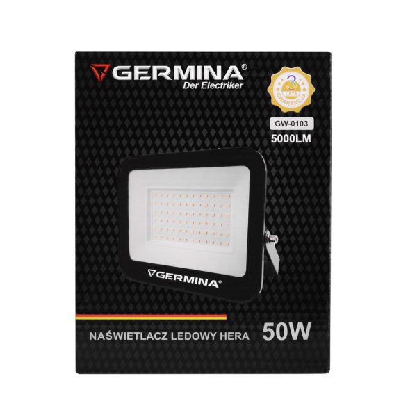 Naświetlacz ledowy Hera 50W Germina